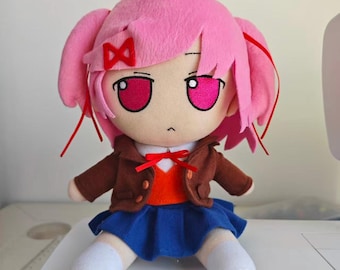 Muñeco de peluche estilo Natsuki Fumo de 7.8" del Club de Literatura Natsukil Doki Doki