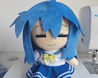 Muñeca de peluche Lucky Star Izumi Konata Fumo estilo 7.8"', juguete de peluche versión traje de baño.