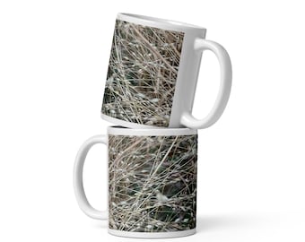 Ceramic Mug - Abstract Spring Meadow Grasses