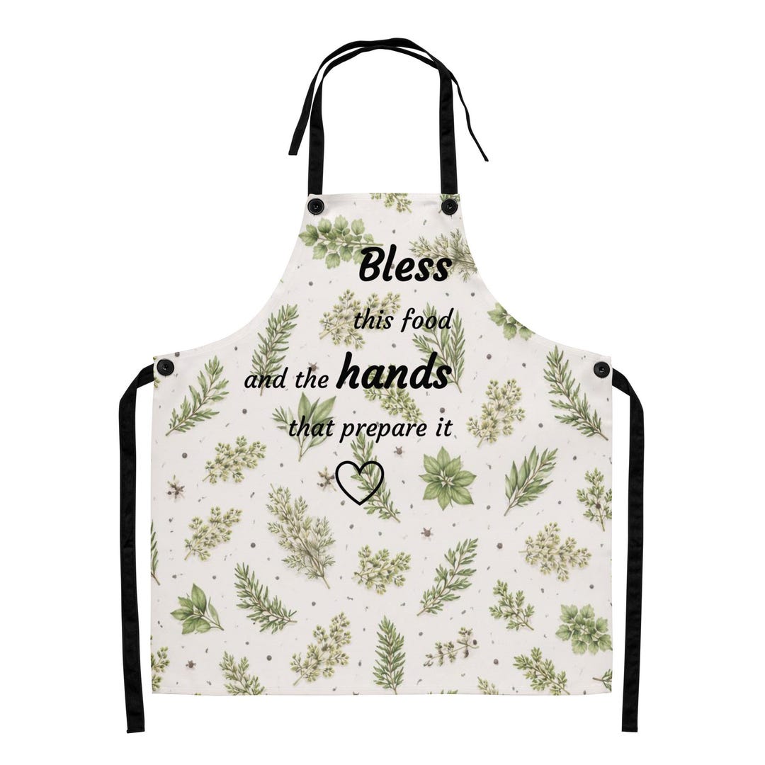 Prayer for the Cook Apron | Faith Inspired Kitchen Apron | Christian ...