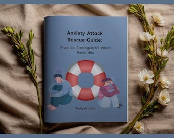 Reddingsgids voor angstaanvallen | Paniekaanval kalmerende hulpmiddelen | Afdrukbare aardingsoefeningen | Resetten van het zenuwstelsel