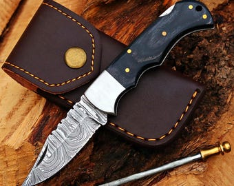 Damascus Steel Viking Knifw, Custom Hand Forged Viking Knifw For Gift, Steel Folding Fix Blade Survival Tool For Camper, Knifw.