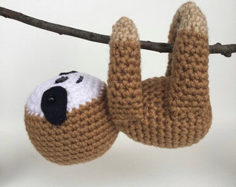 Crochet Sloth - Amigurumi Sloth - Crochet Sloth Toy - Crochet Sloth Plushie - Sloth - Sloth Plushie - Crochet Stuffed Toy