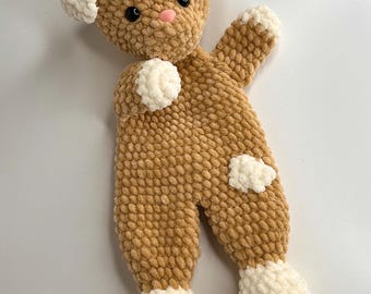 Crochet puppy lovey pattern Amigurumi cuddly dog pdf pattern Crochet baby snuggler pattern