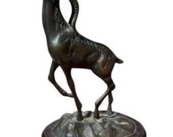 Antique Bronze Gazelle sculpture 1920’s