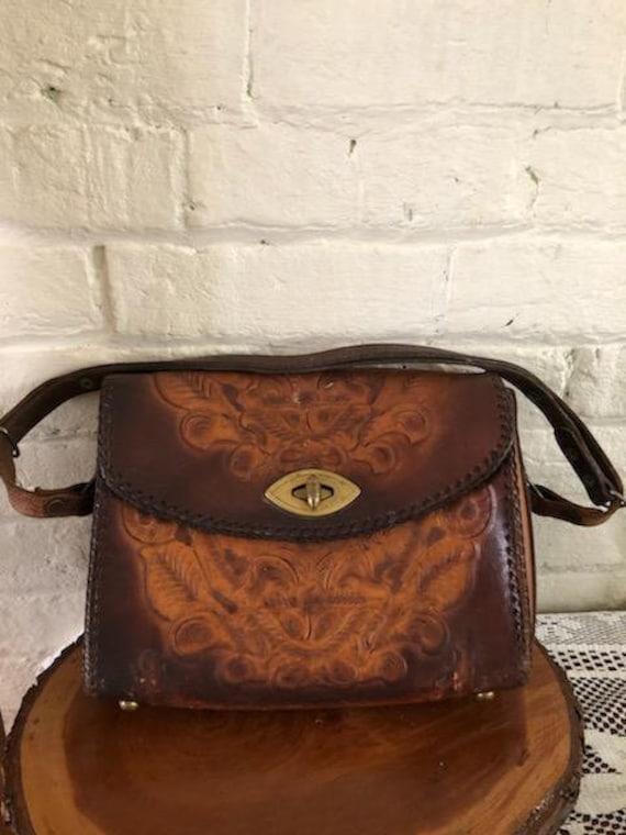 Vintage Joo Kay Tooled Leather Bag