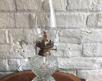 Vintage Ornate Oil Lamp