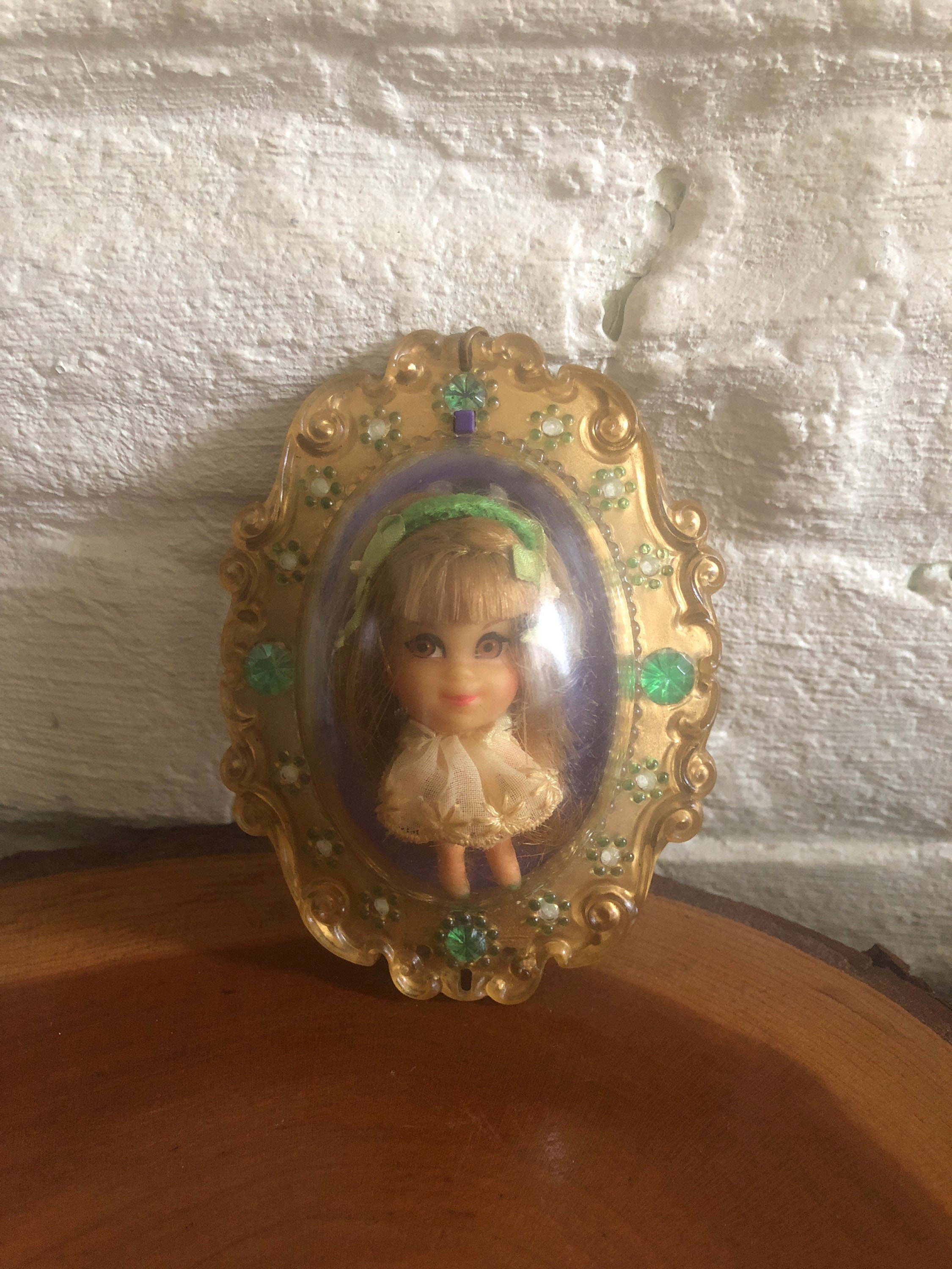 Vintage Lucky Locket Kiddle Doll In Locket Mattel 1966 Etsy