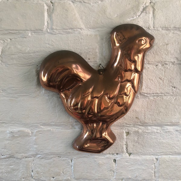 Vintage Copper Rooster Mold