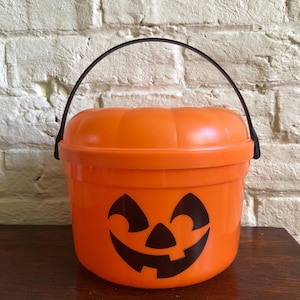 Vintage McDonalds Happy Meal Trick or Treat Candy Bucket Mc Punk ‘N