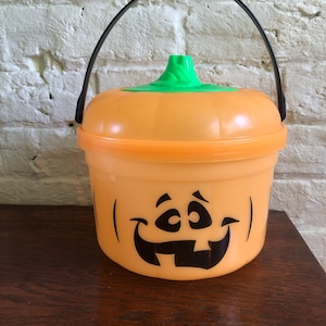 Vintage McDonalds Happy Meal Pumpkin Treat Pail