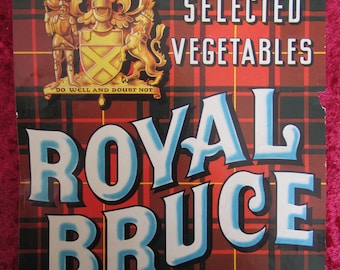 Royal Bruce Vintage Fruit Crate Label