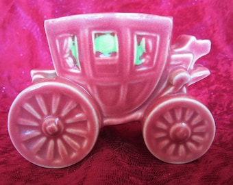 Stage Coach Planter Antique Japan Pottery