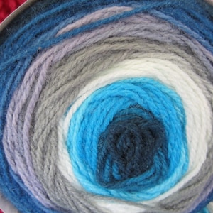 Mermaid Lion Brand Mandala Baby yarn cake