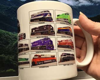 TRAIN COFFEE MUG - Norfolk Southern Railroad Heritage