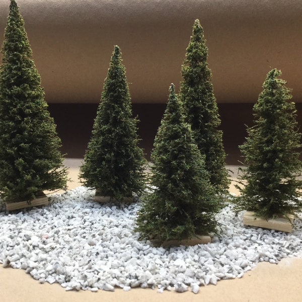 MINIATURE PINE TREE - Choose a Size | Doll House | Model Railroad | Diorama