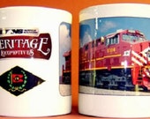 COFFEE MUG - Lehigh Valley Railroad with Heritage Logo Lottery Stuffer Candy Bars Door Prizes Gifts For Men Floral Arrangements