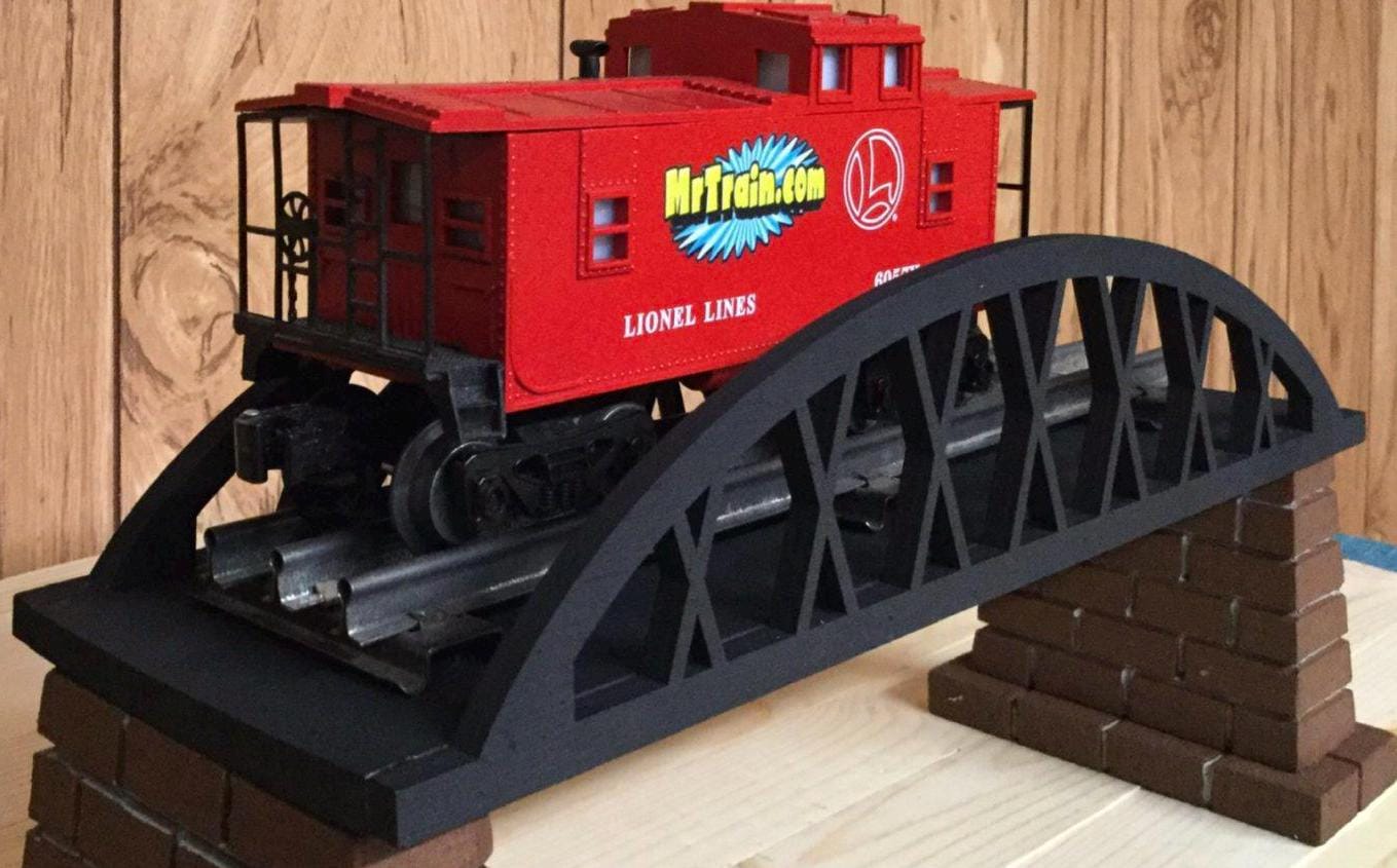 PUENTE DE TREN - Escala O / Modelismo ferroviario / Cuerda de arco / Escala O / Ferrocarril / Puente / Escenografía en miniatura