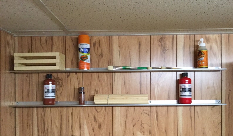 Craft Room Storage Shelves Set Of 2 For Art Supplies Image 0