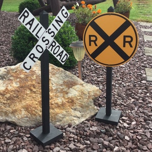 Train & Railroad Birthday Party Signs - Indoor / Outdoor Decorations - 2 Feet Tall (Choose a style)