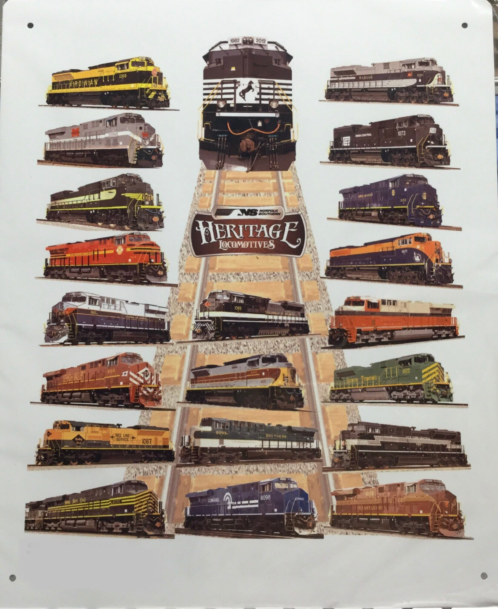 NORFOLK SOUTHERN鉄道　鉄道ディスプレイ TRAIN SIGN | Norfolk Southern Railroad | Heritage Diesel Trains - Etsy