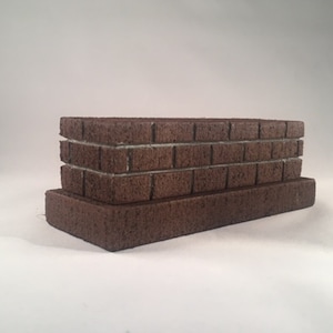 G Gauge Model Railroad BRIDGE PIERS | G Scale Model Trains & Railroad Scenery / Set of 2 Short Pillars