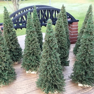 MINIATURE PINE TREE - Choose a Size | Doll House | Model Railroad | Diorama