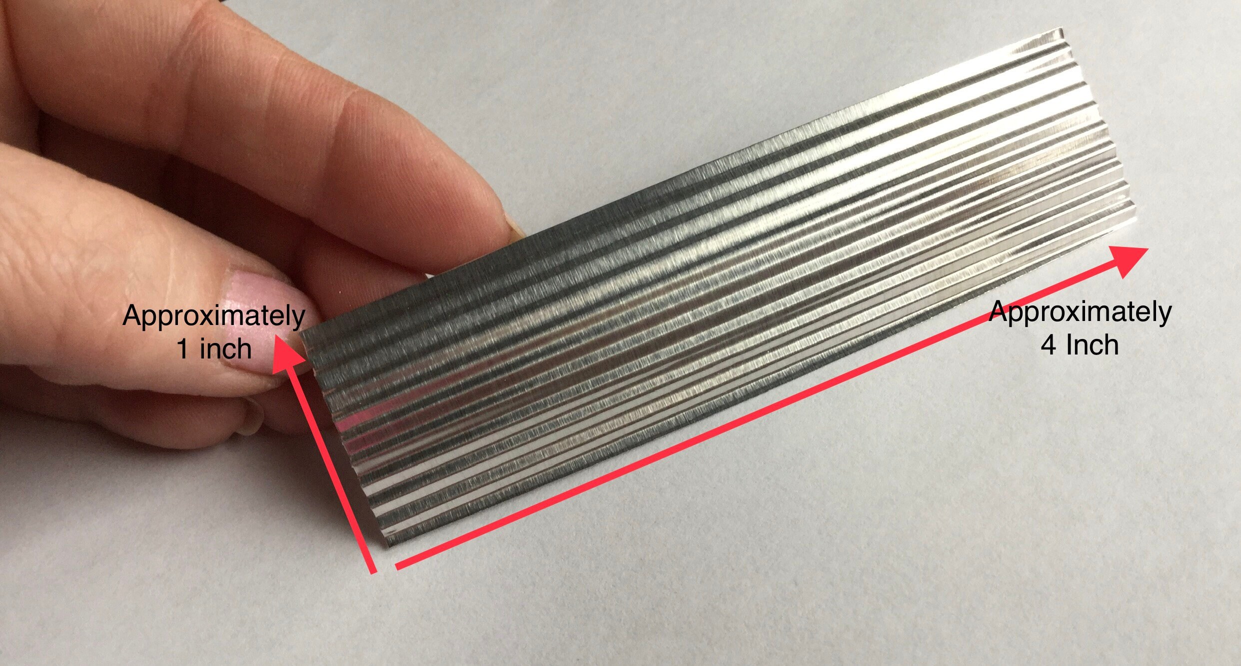 METAL Craft STRIPS Crafts Corrugated Metal 1 X 4 HO Etsy