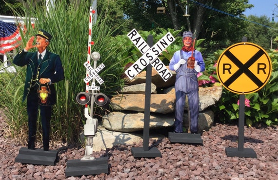 Railroad Train Party Signs Birthday Parties Table Etsy