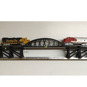 HO Scale 30 Inch Model Train Bridge & Trestle for HO gauge trains