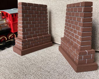 G Scale Tall Bridge Piers for G Gauge Model Trains & Railroad Scenery - 1:24 Scale