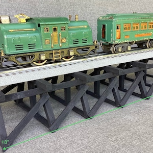 O Scale Train Trestle 18” Bridge | O gauge trains, FastTrack, Scenery, Made in the USA