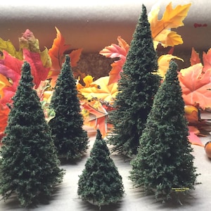 MINIATURE PINE TREE - Choose a Size | Doll House | Model Railroad | Diorama