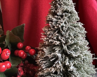 Doll House TREE 1:24 scale | Extra Full 9 Inches Tall - Choose Snow Covered or Green