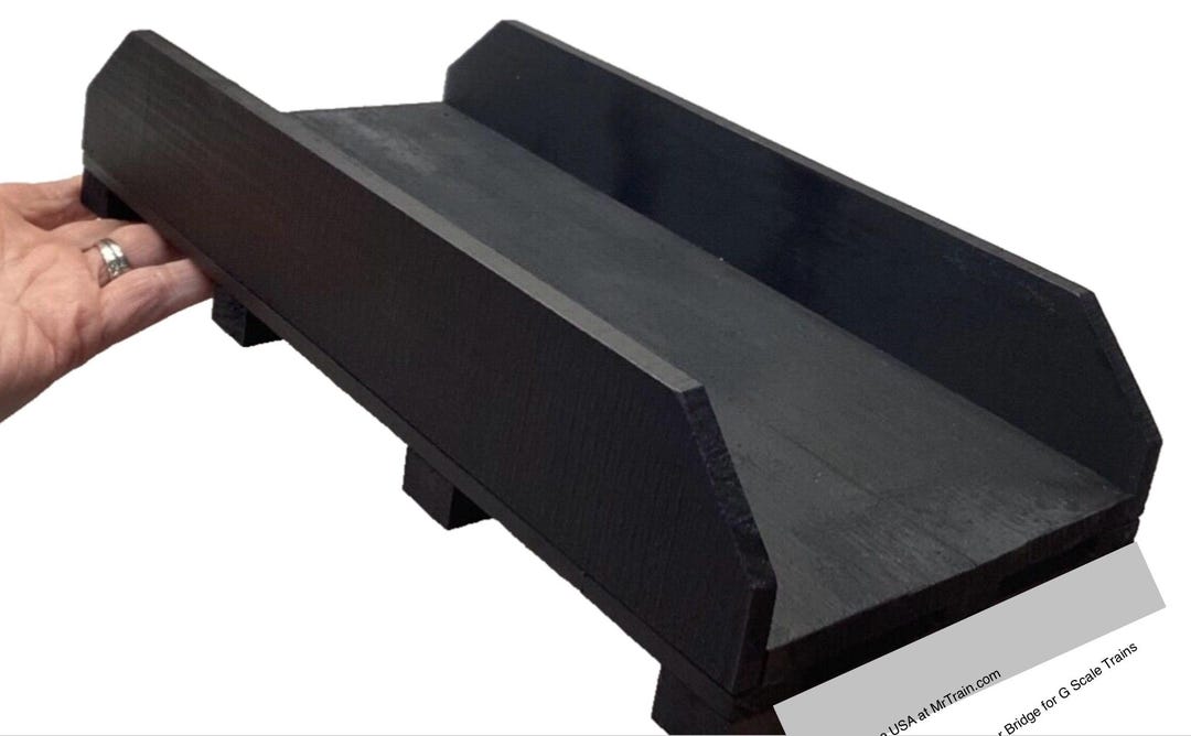G Scale Model Train Girder Bridge - 12 Inches - Wooden – Made in the ...