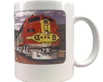 Santa Fe Railroad Super Chief Train Coffee Mug | 11OZ | Made in the USA