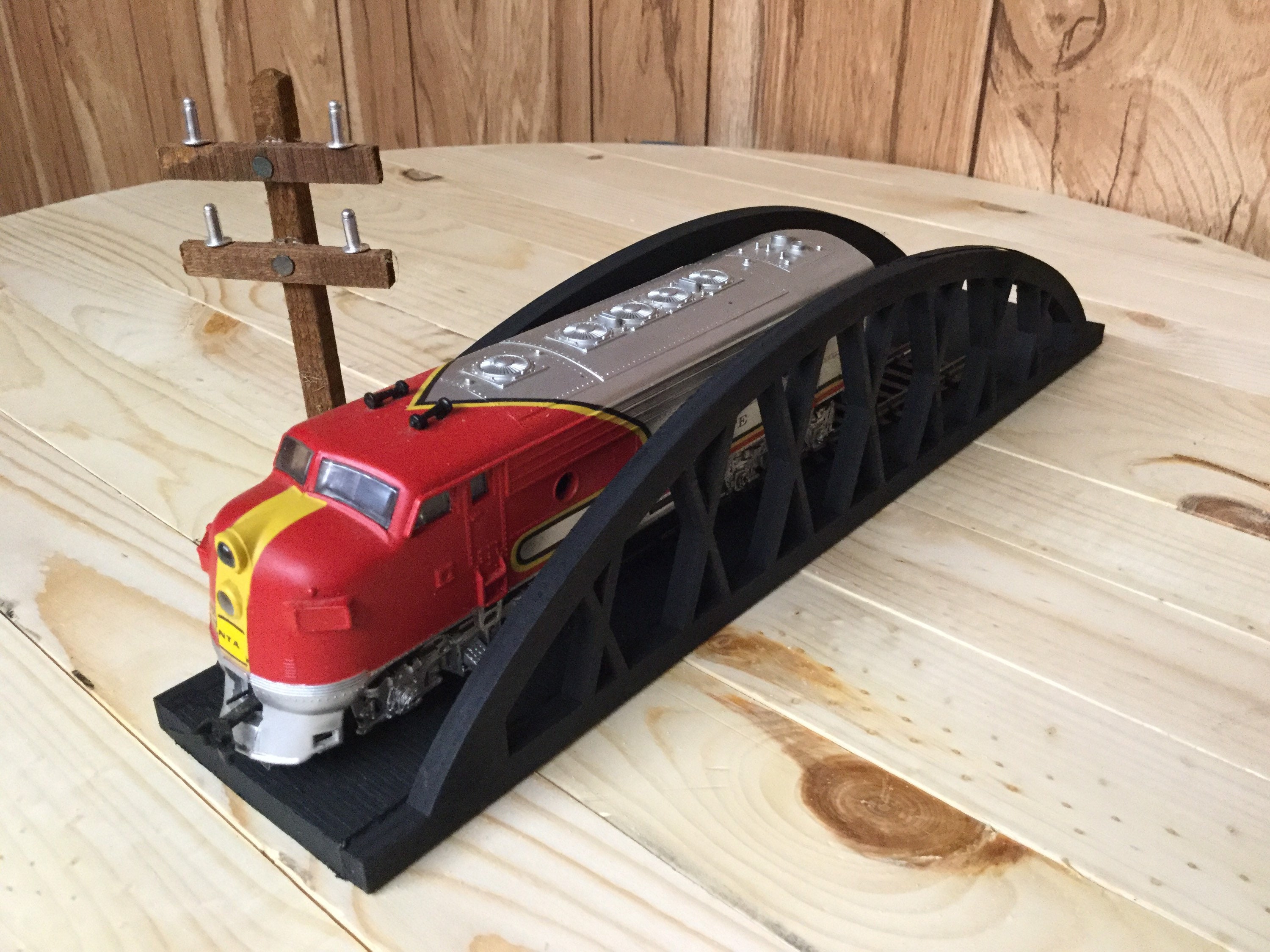 QL006 Model Train Railway Layout Suspension bridge drawbridge 187 HO