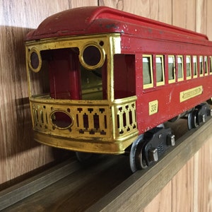 Wooden Display Shelf for Standard & G Scale Trains or Collectibles 36 Inch Choose a Color image 7