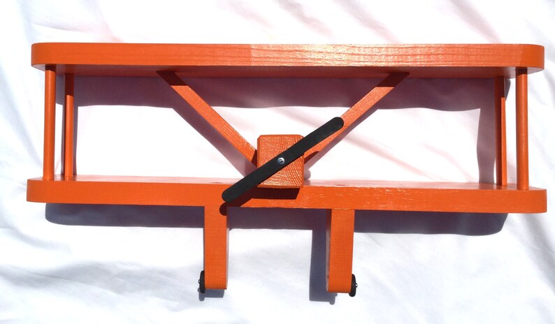 AIRPLANE SHELF for Kids, Bedroom Walls, Nursery, Baby Shower Gifts Choice of Colors Orange