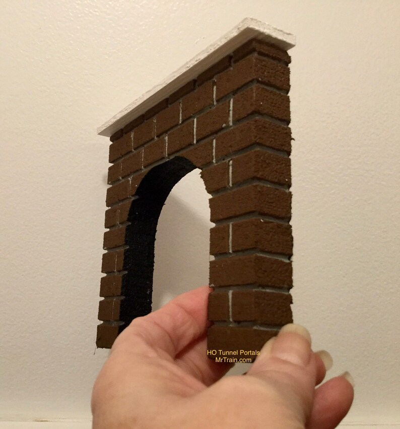 HO Scale TUNNEL PORTALS Set of 2 Model Railroad Train Etsy