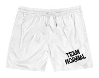 Team Normale Herren mittellange Badeshorts (AOP)