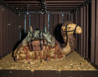Christmas Vintage Grandeur Noel Replacement Camel Sitting Porcelain 1999 N0094