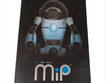 ¡Robot de juguete interactivo WowWee MIP blanco, rodante y autoequilibrado, probado y genial!