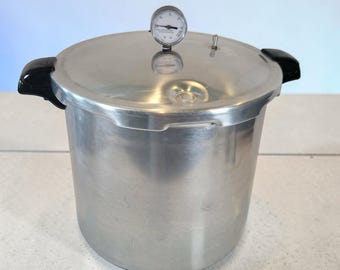 Szybkowar aluminiowy Presto o pojemności 23 litrów, kompatybilny z indukcją 0178410