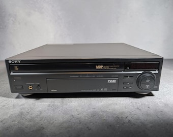 READ PARTS Sony MDP-455 Multi Disc Player Cd Cdv Ld LaserDisc Ntsc Made in Japan