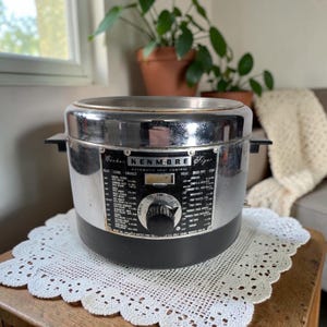 INGEN SLAD Vintage Kenmore Multi-Cooker Fritös Krom 309.69320 Sears Roebuck