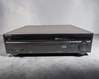 LEER PIEZAS Reproductor de discos múltiples Sony MDP-455 CD CDV LD LaserDisc NTSC Fabricado en Japón