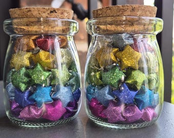 Small chubby lucky Star jar.