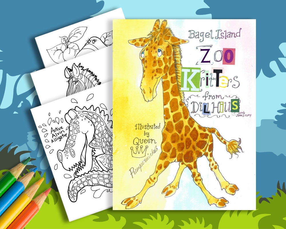 Download Childrens Digital Pdf Coloring Book 3 Jungle Animal Masks Etsy