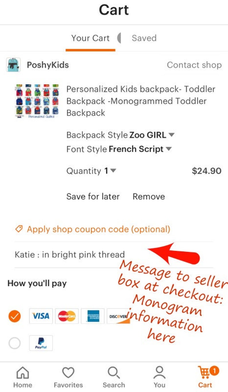 Personalized Backpack Stephen Joseph Sidekicks Toddler Girls Boys